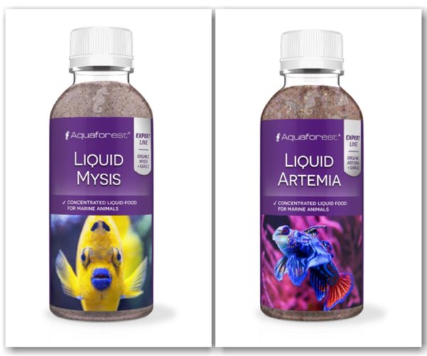 Aquaforest Liquid Set Liquid Artemia 250ml + Liquid Mysis 250ml